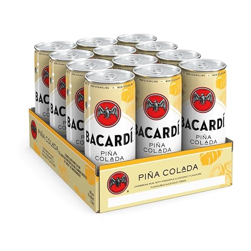 Bacardi Pina Colada alkoholisches Mischgetränk 10% 12-0,25l Dose von BACARDI