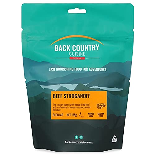 Back Country Cuisine Beef Stroganoff Gefriergetrocknetes Lebensmittel, 175 g von BACK COUNTRY