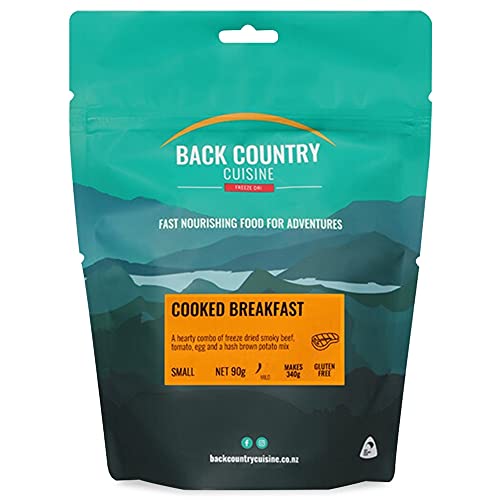 Back Country Cuisine Gekochtes Frühstück gefriergetrocknete Lebensmittel, 90 g von BACK COUNTRY