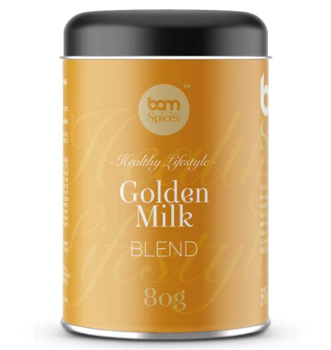 BAM Gewürzmischungen, Perfekt zum Kochen, Backen, Grillen Würzmischung (Golden Milk, 80 g) von BAM