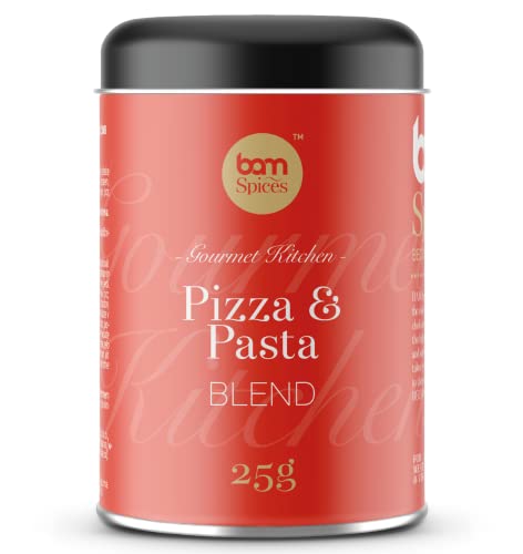 BAM Gewürzmischungen, Perfekt zum Kochen, Backen, Grillen Würzmischung (Pizza und Pasta, 25 g) von BAM