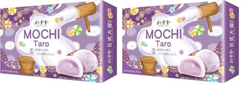 BAMBOO HOUSE Mochi, Taro, 1 x 210 g, Grau/Weiß (Packung mit 2) von BAMBOO HOUSE