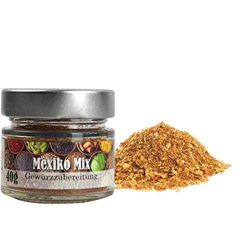 Mexiko-Mix-Gewürz Gewürzmischung Vegan BARRIQUE-Feine Manufaktur Deutschland 40g-Glas von Barrique