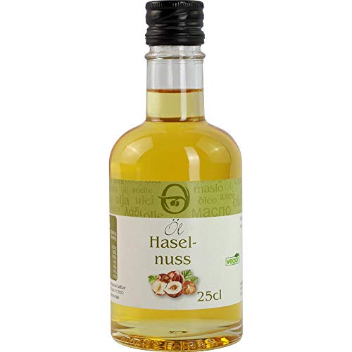 Öl Haselnussöl Huile de noisette 25cl-Fl Vegan BARRIQUE-Feine Manufaktur Frankreich 250ml-Fl von BARRIQUE-Feine Manufaktur