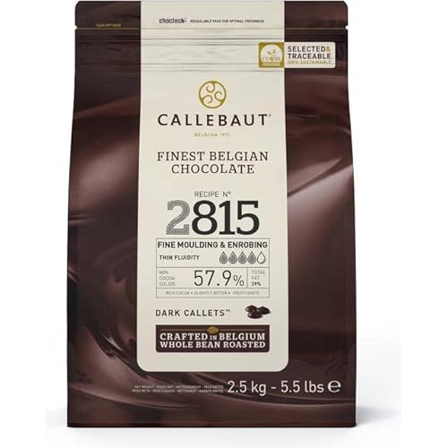 Zartbitterschokolade Excellent, Callets, 57,7% Kakao, 2,5 kg von BARRY CALLEBAUT BELGIUM N.V.