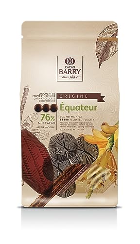Origine Ecuador, dunkle Schokolade, Callets, 76% Kakao, 1 kg von Brand New Cake