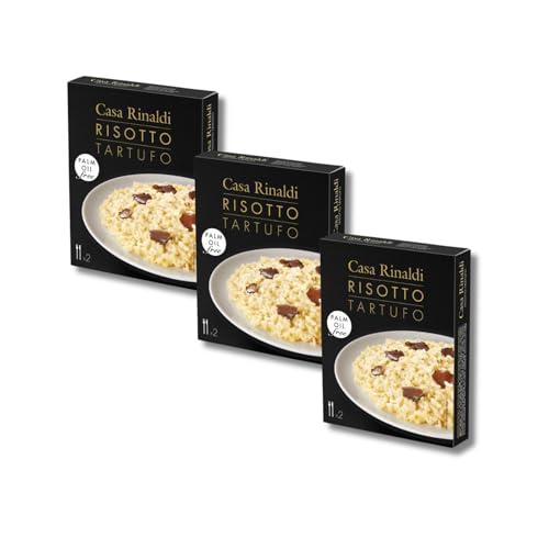 Casa Rinaldi Risotto Tartufo 3er Set – 3x 175g Rissoto Reis küchenfertig – Italienische Gourmet-Fertigmischung mit Trüffel von BAVAREGOLA