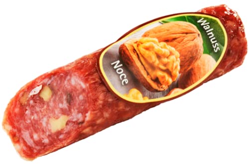 Italienische Salami - Südtiroler Walnusssalami 180g - Viktor Kofler Salami Spezialität aus Lana/Südtirol von BAVAREGOLA