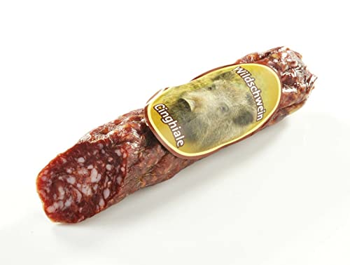 Italienische Salami - Südtiroler Wildschweinsalami 180g - Viktor Kofler Salami Spezialität aus Lana/Südtirol von BAVAREGOLA