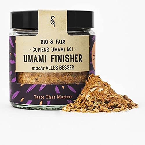 SoulSpice Bio Umami Finisher Gewürz - "macht einfach alles besser" 55g Bio Umami Gewürzmischung zum Verfeinern von sämtlichen vegetarischen, veganen und Fleisch Gerichten - Der Geschmacksbooster von BAVAREGOLA