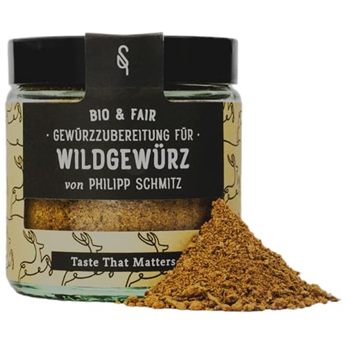 SoulSpice Wildgewürz Bio 60g - Bio Gewürzmischung für Reh,Hirsch und sämtliche Wildgerichte - 100% Bio Gewürz in Premium Qualität von BAVAREGOLA