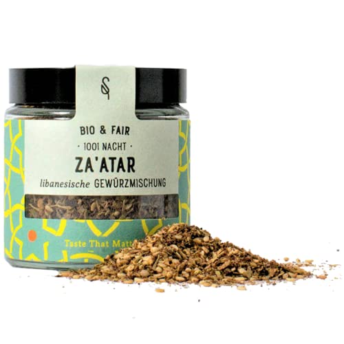 SoulSpice Za´atar BIO Gewürz 50g - Libanesische Gewürzmischung für gegrilltes oder gebratenes Fleisch, vegetarische oder vegane Gerichte - Afrikanisches Gewürz 100% Bio und natürlich von BAVAREGOLA