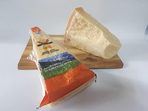 Südtiroler Käse Spezialität - Trentingrana - Grana Padano 250g / Italienischer Parmesan Hartkäse aus dem Trentino - Premium Qualität - DOP von BAVAREGOLA