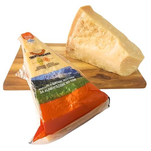 Südtiroler Käse Spezialität - Trentingrana - Grana Padano 300g / Italienischer Parmesan Hartkäse aus dem Trentino - Premium Qualität - DOP von BAVAREGOLA