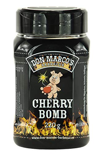 Don Marco's Barbecue Rub Cherry Bomb 220g in der Streudose, Grillgewürzmischung von DON MARCO'S BARBECUE