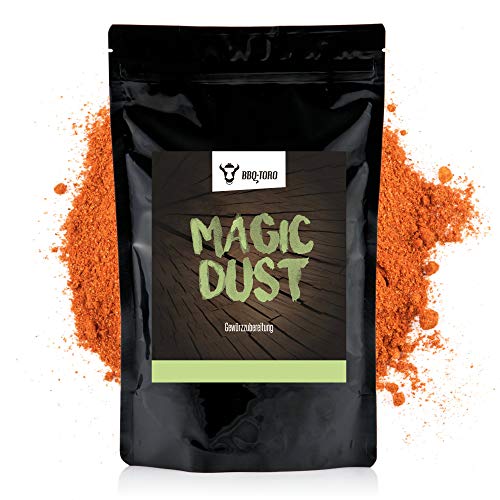 BBQ-Toro "Magic Dust" | 500 gr. Gewürzzubereitung | BBQ Rub für Spare Ribs, Pulled Pork und vieles mehr | Grillgewürze, Fleischgewürz, Würzmischung, Gewürzsalze, Gewürzmischungen von BBQ-Toro