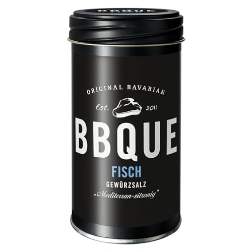 BBQUE Fisch Grillgewürz, hochwertige Gewürzmischung zum Grillen - 1 x 140g - Maxigröße von BBQUE