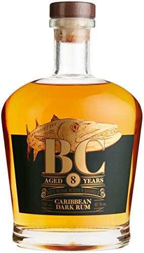 BC Reserve I Caribbean Dark Rum 8YO I 700 ml Flasche I 40% Volume I 8 Jahre alter goldener Rum aus der Karibik von BC RUM