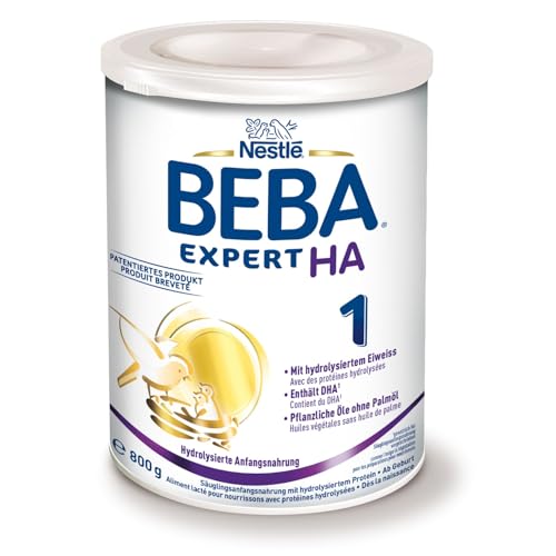 Nestlé BEBA EXPERT HA 1 Hydrolisierte Anfangsnahrung (1 x 800g) von BEBA