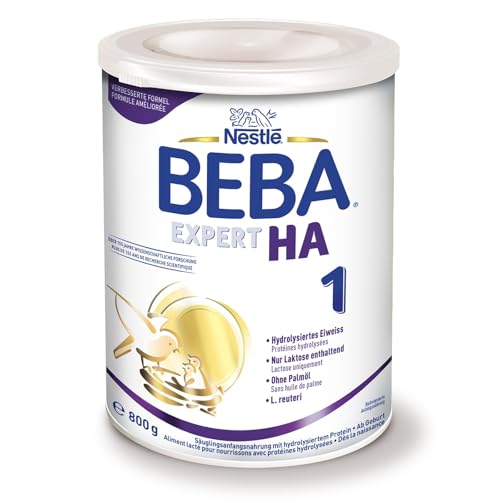 Nestlé BEBA EXPERT HA 1 Hydrolisierte Anfangsnahrung (1 x 800g) von BEBA