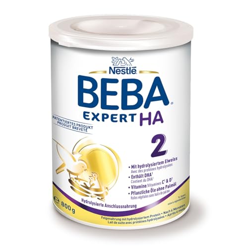 Nestlé BEBA EXPERT HA 2 Hydrolisierte Folgenahrung (1 x 800g) von BEBA