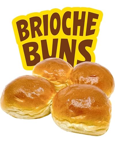 Brioche - Weiche & zarte Burger Buns - Frisch gebackene Brötchen mit hausgemacher Qualität - Backwaren von Bekarei von BEKAREI