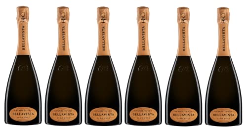 6x 0,75l - Bellavista - Grande Cuvée - Alma - Brut - Franciacorta D.O.C.G. - Lombardei - Italien - weißer Schaumwein trocken von BELLAVISTA