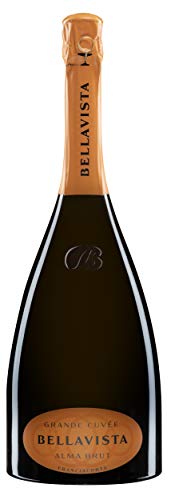 Bellavista Alma Cuvée Brut Magnum Franciacorta DOCG di Lombardia, Chardonnay und Pinot Nero, Früchte, Plant Based (1 x 1.5 l) von BELLAVISTA