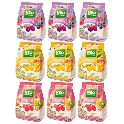 Uniconf NEO Botanica SMOOTHIE und BonRoll Set: Fruchtgummibonbons in 5 Geschmacksrichtungen (1,6 kg) von BEM