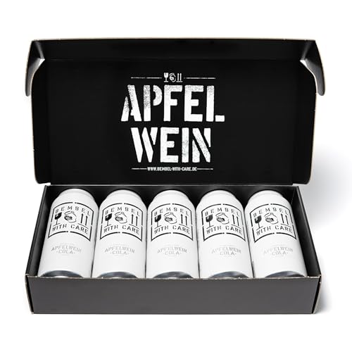 BEBEL WITH CARE Apfelwein-Cola Care-Paket 5 x 0,5L inkl. Pfand und einer BEMBEL WITH CARE Postkarte von BEMBEL WITH CARE