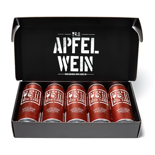 BEBEL WITH CARE Apfelwein-Kirsche Care-Paket 5 x 0,5L inkl. Pfand und einer BEMBEL WITH CARE Postkarte von BEMBEL WITH CARE