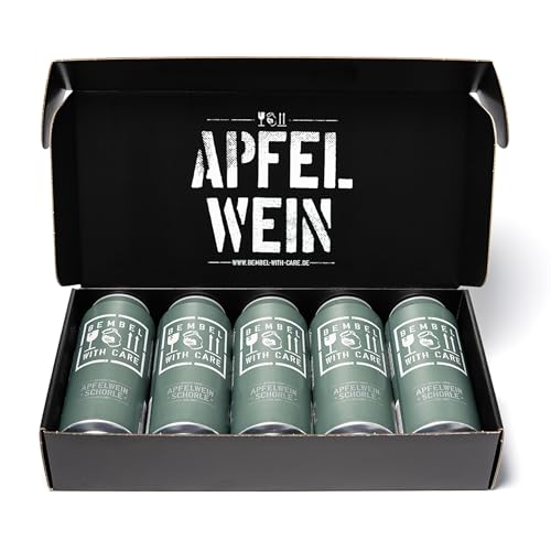 BEMBEL WITH CARE Apfelwein-Schorle Care-Paket 5 x 0,5L inkl. Pfand und einer BEMBEL WITH CARE Postkarte von BEMBEL WITH CARE