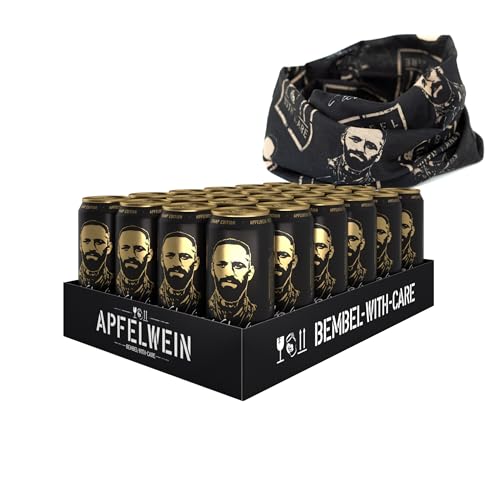 BEMBEL WITH CARE x Christian Eckerlin Apfelwein-Schorle-Champ Edition Bundle - LIMITIERT / 24x0,5l. Dosen inkl. 1x Bandana inkl. 6,- EUR Pfand von BEMBEL WITH CARE