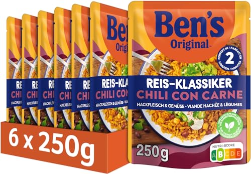 BEN'S ORIGINAL™ Chili con Carne - mit Hackfleisch und Gemüse 6x250g von Ben's Original