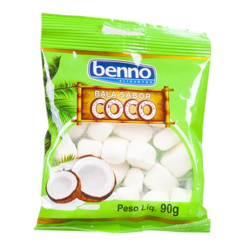 Kokosnuss-Bonbon, Pack 90g- Bala de Coco BENNO 90g von BENNO