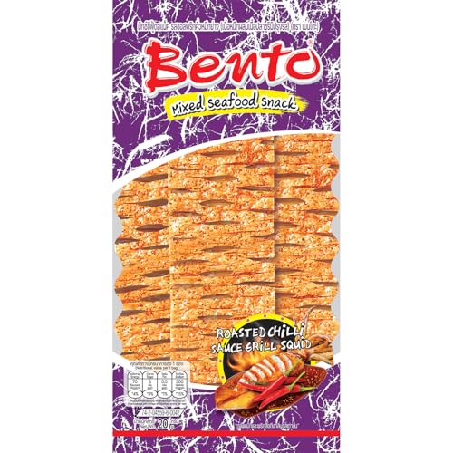 BENTO - Tintenfisch Snack Gegrilt & Chilisoße - 1 X 20 GR von BENTO