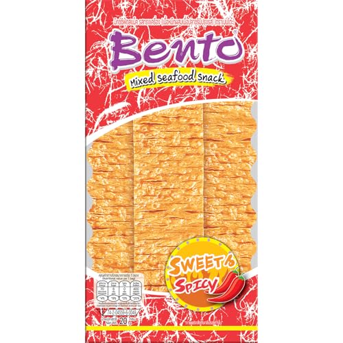 BENTO Mixed Seafood Snack sweet und spicy - 1 x 20g von BENTO