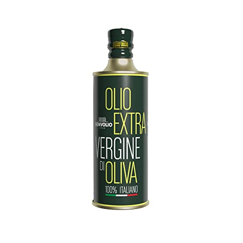 BENVOLIO 1938 Olivenöl Extra Vergine - 500 ml - Kaltgepresst 100% Italienisches Olivenöl - Unverwechselbarer Geschmack Metallflasche Extra Virgin Olive Oil Olivenöl Nativ Extra Olio Extravergine Oliva von BENVOLIO