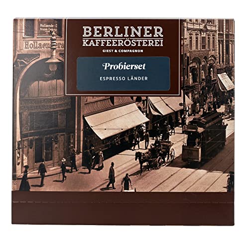 Probierset Espresso 2 „Länder" (8x75g / ganze Bohne) von BERLINER KAFFEERÖSTEREI GIEST & COMPAGNON