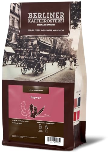 aromatisierter Kaffee Ingwer gemahlen 250g von BERLINER KAFFEERÖSTEREI GIEST & COMPAGNON