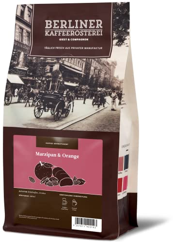 aromatisierter Kaffee Marzipan Orange Bohne 500g von BERLINER KAFFEERÖSTEREI GIEST & COMPAGNON