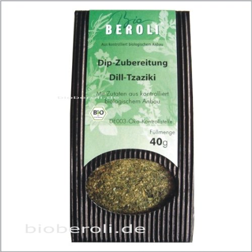 BioBeroli Dip-Zubereitung Dill-Tzaziki kbA 40g von BERON-Naturkost