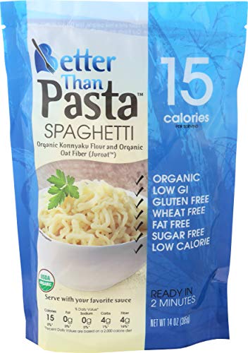 Better Than Foods - Pasta Spaghetti Organic Konnyaku Flour and Organic Oat Fiber von BETTER THAN FOODS