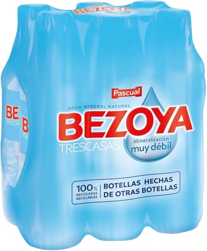 Bezoya Natürliches Mineralwasser, 6 x 1 l von Pascual