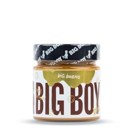 BIG BOY BIG BUENO - Glatt Haselnusscreme 220G - Ein süßer Haselnuss-Traum von BIGBOY