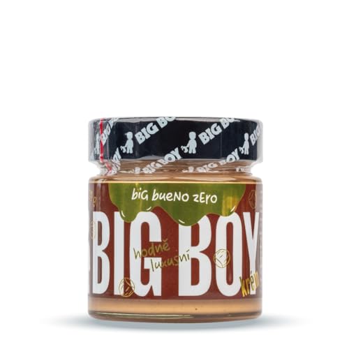 BIG BOY BIG BUENO ZERO - Milde Haselnusscreme mit Birkenzucker 220G | Gesunder und unkomplizierter Snack von BIGBOY