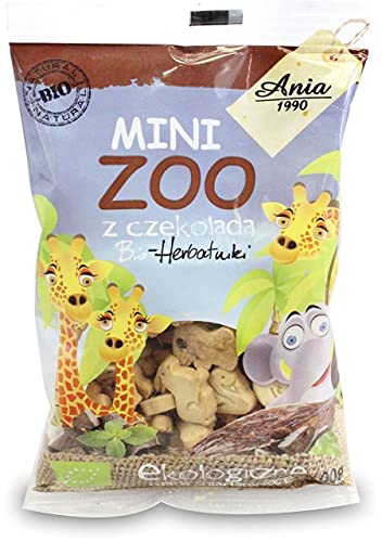 SCHOKO KEKSE MIT SCHOKOLADE MINI ZOO BIO 100 g - BIO ANIA von BIO ANIA