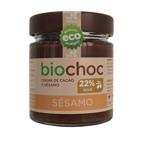 Bio-Bética Biochoc Crema De Cacao Sesamo Bio 200g Cristal von BIO-BÉTICA