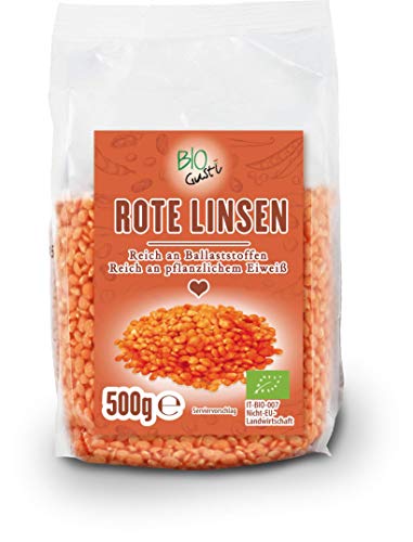 Biogustí Bio rote Linsen, 500 g von BIO Gusti