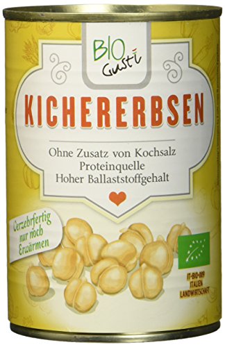 Biogustí Kichererbsen Bio, 12er Pack (12 x 400 g) von BIO Gusti